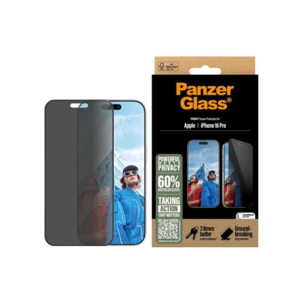 PanzerGlass - skärmskydd för mobiltelefon - ultrabred passning