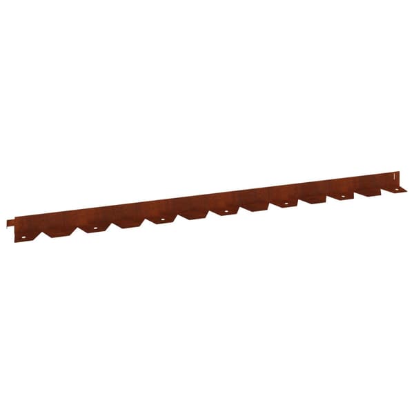 Kant för gräsmatta 30 pcs 102 x 4 x 4 cm Stål Rostig