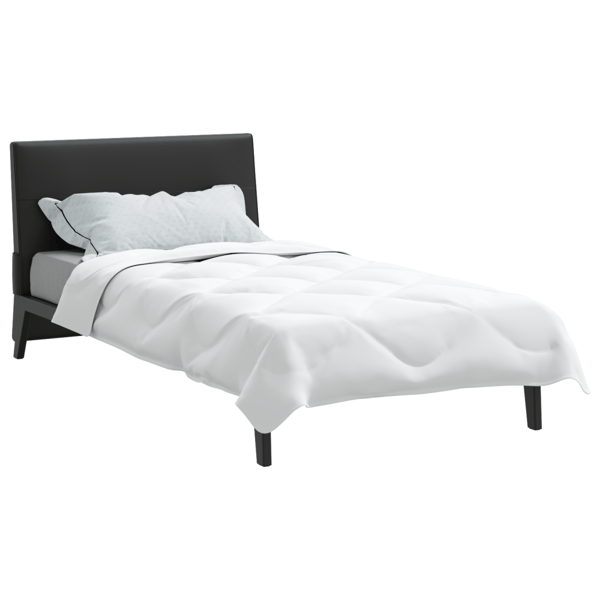 Duntäcke Vit 200 x 140 x 4 cm Polyester