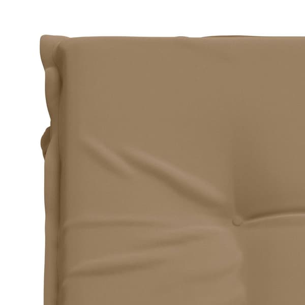 Solstol Kudde GEMERT 100% Polyester Taupe 190 x 90 x 9 cm