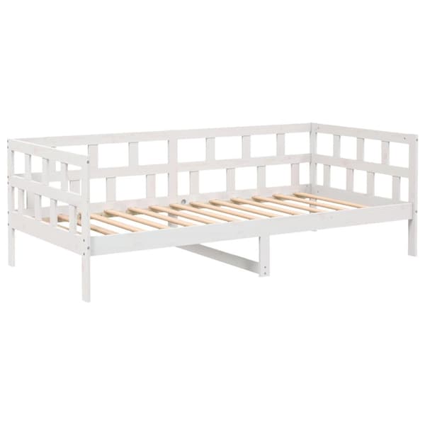 Dagbädd vit 80x200 cm massiv furu