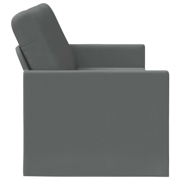 3-sitssoffa Mörkgrå 220 x 81 x 82 cm Tyg