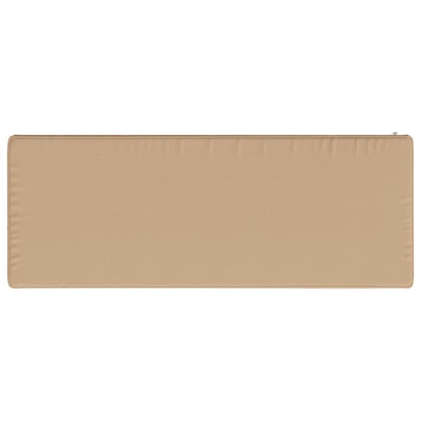 1-delad Bänk Kudde VUGHT 100% Polyester Sand 60 x 30 x 5 cm