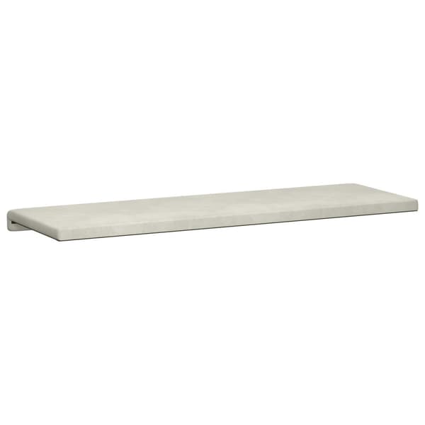 Bänk kudde Sammet (V) Gräddvit Djup 35 cm