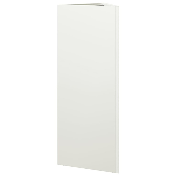 Odlingslåda vit triangulär 30x26x75 cm stål