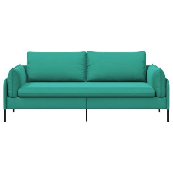 3-Sits soffa Turkos 222 x 81 x 89 cm Sammet