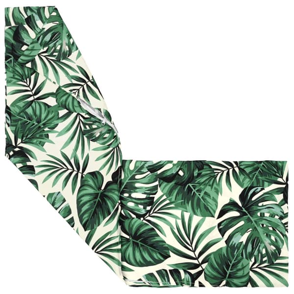 Kudde med kudde HEERLEN Bladmönster 40 x 145 cm Polyester