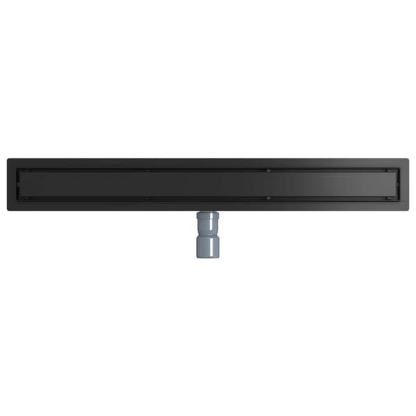 Duschavlopp 2-i-1 med 360° Siphon Svart 80 cm