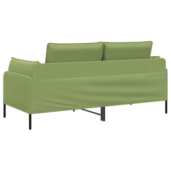 2-sits soffa 2-sits Ljusgrön 188 x 81 x 89 cm Sammet