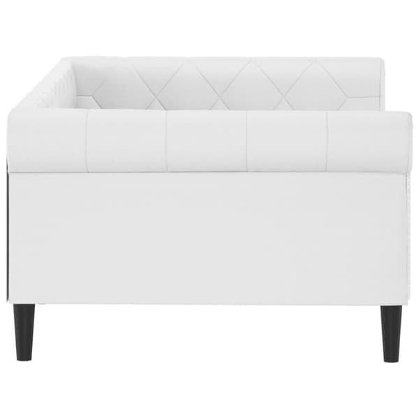 Dagbädd vit 100x200 cm konstläder