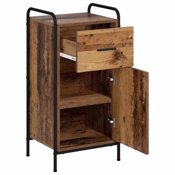Sideboard Gammalt trä 97 x 33 x 81 cm Konstruerat trä