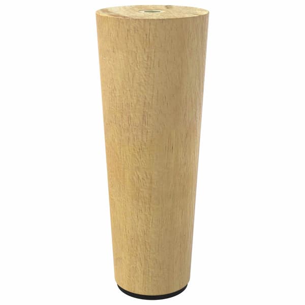Möbelfötter 12 pcs Brun Ø 44 x 100 mm Massiv Eukalyptus Trä