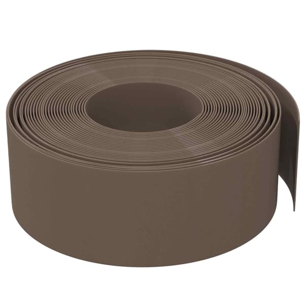Trädgårdskant 25 m 20 cm PE Brun