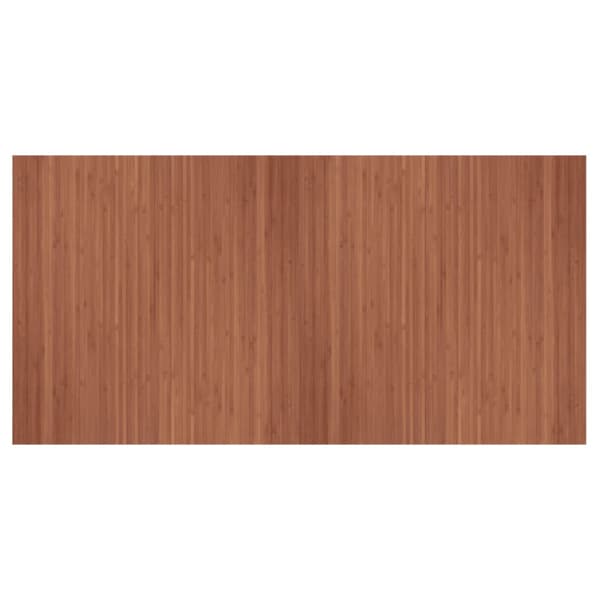 Matta rektangulär brun 100x200 cm bambu