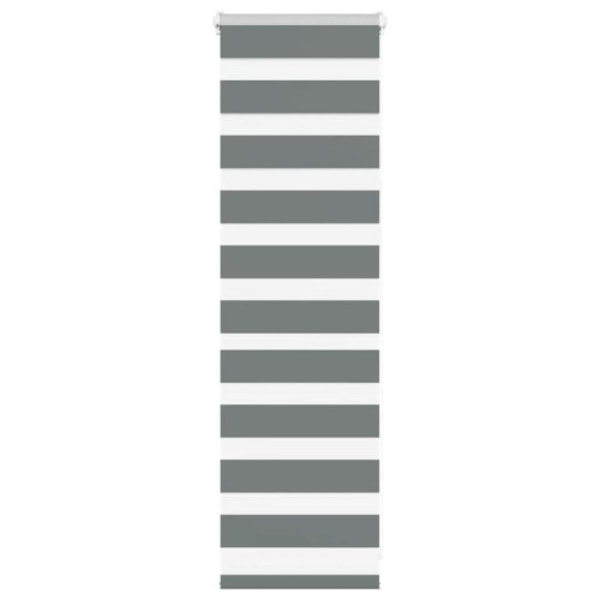 Zebragardin mörkgrå 40x100 cm tyg bredd 35,9 cm polyester