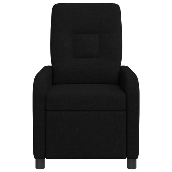 Massagefåtölj Svart Tyg