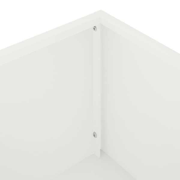 Trädgårdsplanterare Vit 100 x 20 x 49 cm Kallvalsat stål