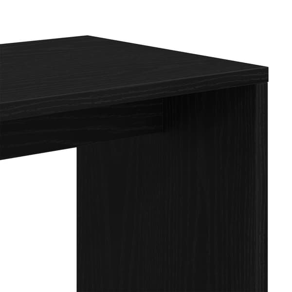 Nestingbord 3 pcs Svart Ek Konstruerat trä