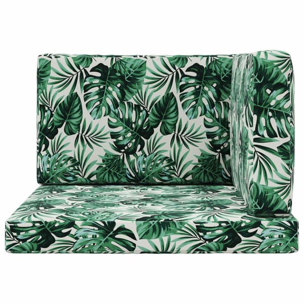 Utomhus Soffa Kudde 3 pcs Bladmönster Polyester