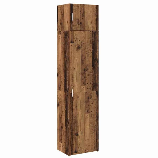 Sideboard 2 st Gammalt trä 50 x 41 x 225 cm