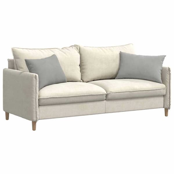 Sofakuddar 2 pcs Ljusgrå 60 x 40 cm tyg