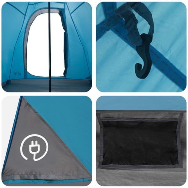3 person Blå 185T Polyester med PU-beläggning