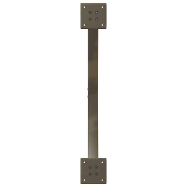 Matbordsben X-formade 2 st naturstål 70x(72-73) cm stål