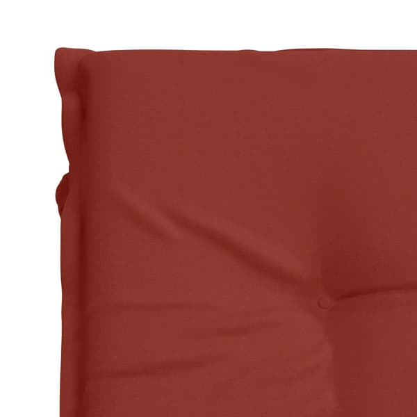 Solstol Kudde GEMERT 100% Polyester Röd 190 x 50 x 9 cm