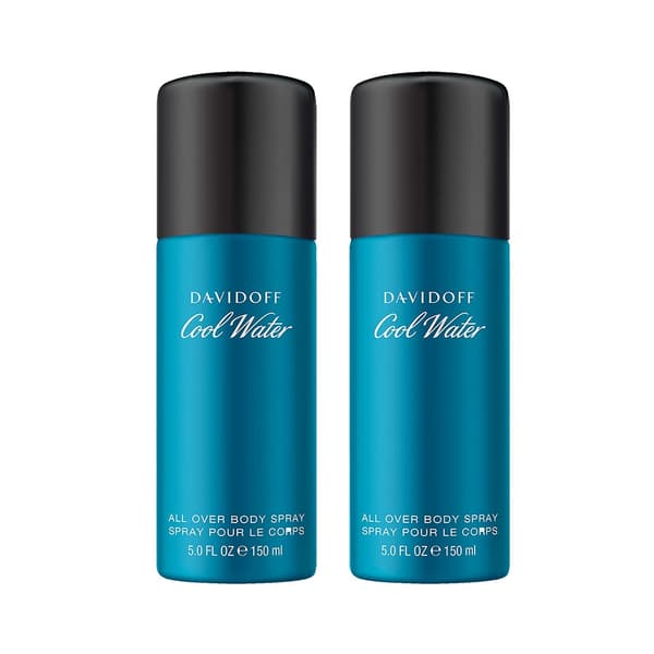 2-pack Davidoff Cool Water Body Spray 150ml