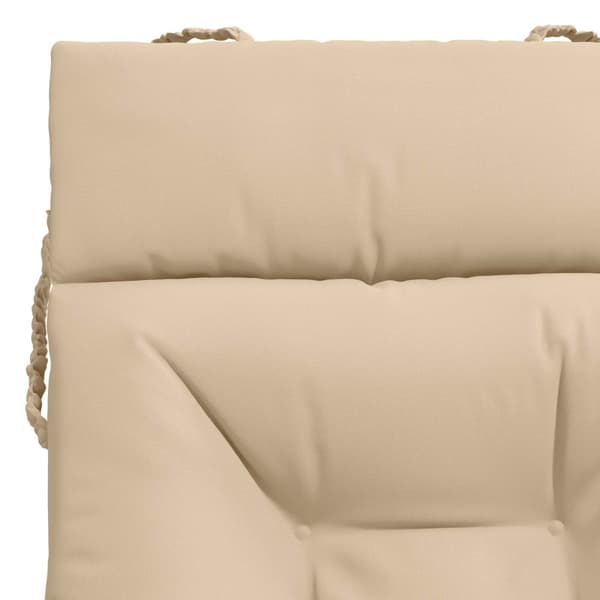 Solstol Kudde VIANEN 100% Polyester Gräddvit 200 x 90 x 8 cm