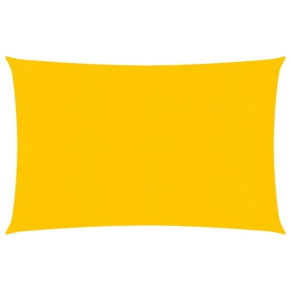 Solsegel 160 g/m² rektangulär gul 5x6 m HDPE