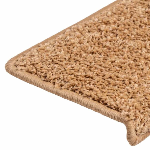 Trappmattor 20 st 65x21x4 cm beige rektangulär kant
