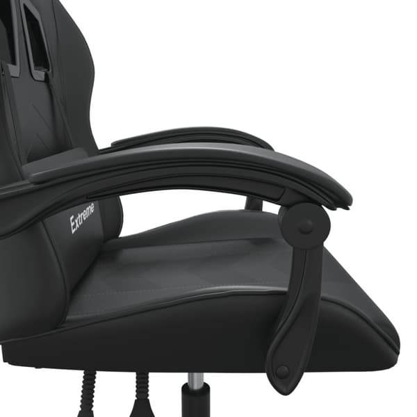 Gamingstol svart konstläder