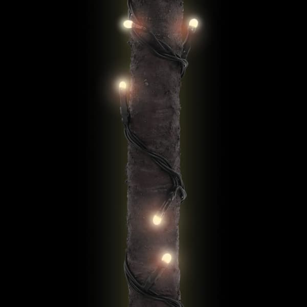 Palmträd med LED varmvit 72 LEDs 120 cm
