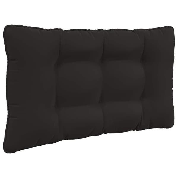 Utomhus Soffa Kudde 2 pcs Svart Polyester