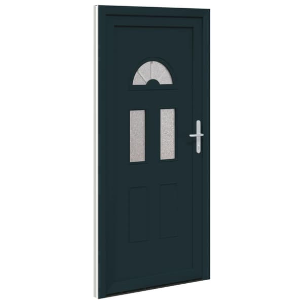 Framdörr 98 x 198 cm PVC Antracit