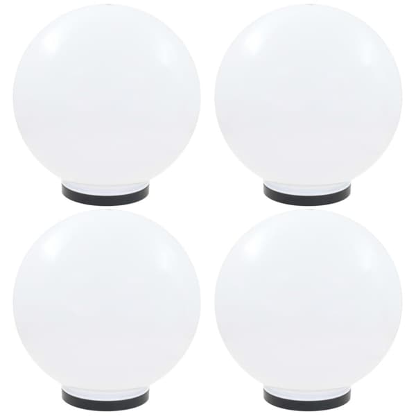 Globlampor 4 st LED sfäriska 40 cm PMMA