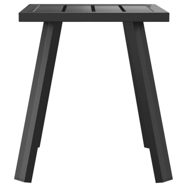 Trädgårdsbord antracit 34x34x38 cm stål