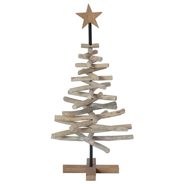 Julgran Brun 90 cm Massivt teakträ