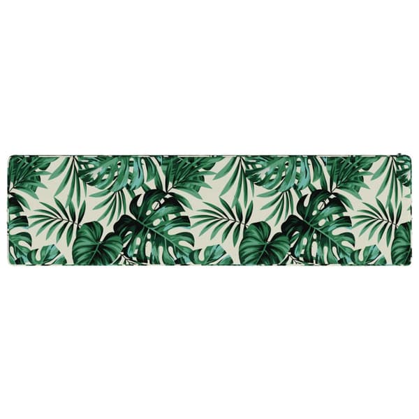 2-delade Bänk Kuddar VUGHT 2 st 100% Polyester Bladmönster