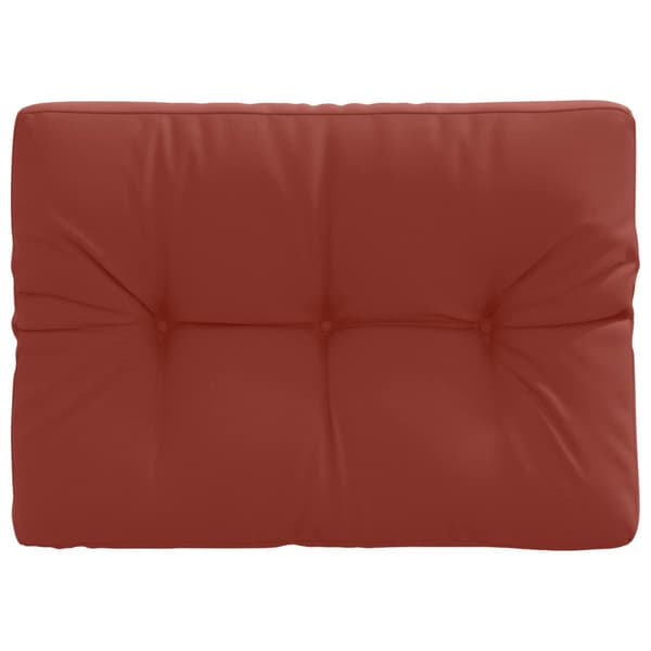 Pallryggkudde VIANEN 100% Polyester Röd 70 x 60 x 12 cm