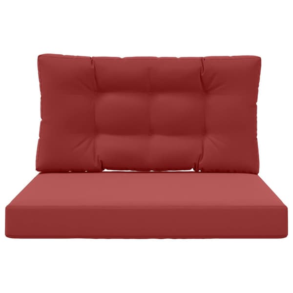 Utomhus Soffa Kudde 2 pcs Vinröd Polyester