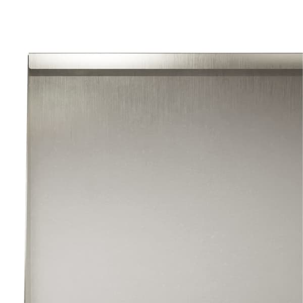Stödvägg 2 st 60 x 12 x 30 cm Rostfritt stål Silver