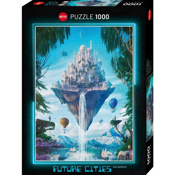 Future Cities, Sky Isle, Pussel, 1000 bitar, Heye