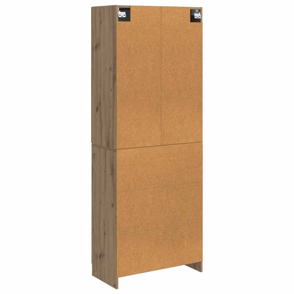 Skåpset 2 pcs Konstruerat trä