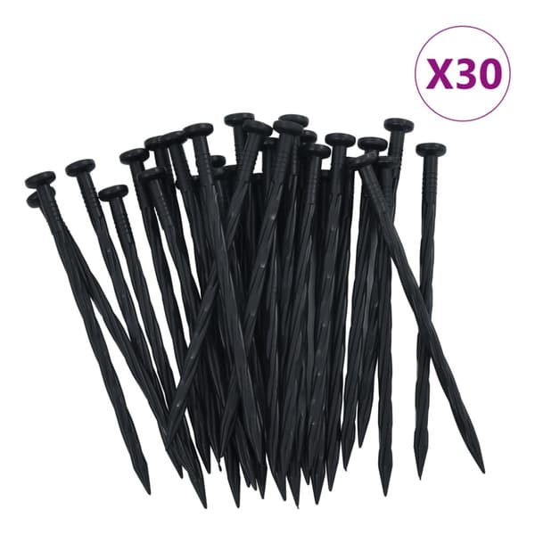 Flexibel gräskant med 30 spett 10 m 5 cm