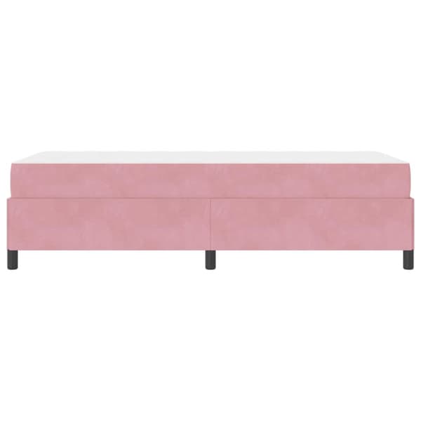 Sängram Rosa 80 x 200 cm tyg