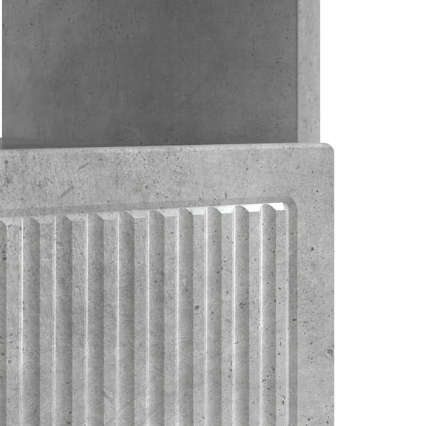 LED TV-skåp Betonggrå Konstruerat trä