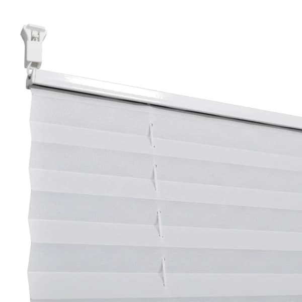 Plisségardin 100x200 cm vit