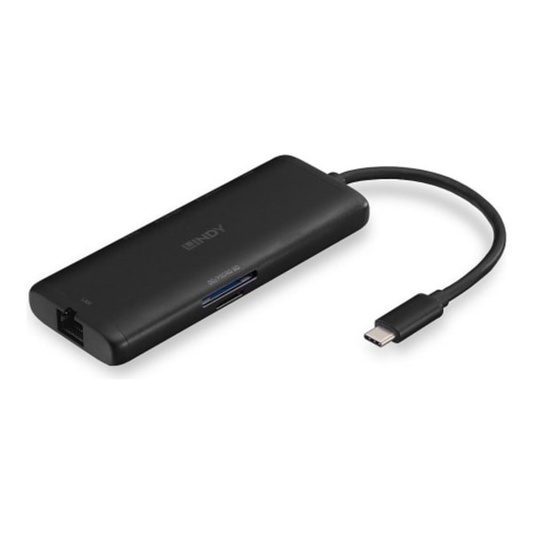 LINDY - dockningsstation - USB-C 3.2 Gen 1 - HDMI - 1GbE